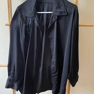 Banana Republic Factory Oversized Silky Shirt